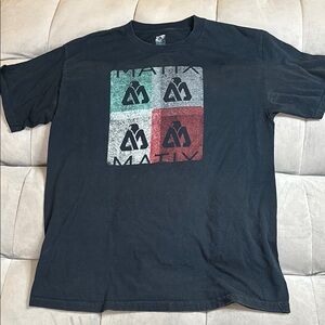 Matix Men's Black Graphic T-Shirt